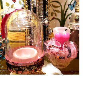 Vintage Betsey Johnson Pink Corset Dress Too Too Pretty Perfume 1.7 Oz RARE 2012